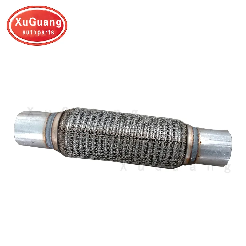 Soldadura en tubo flexible de escape flexible Tubo flexible de escape automático universal de acero inoxidable Tubo flexible con malla trenzada exterior