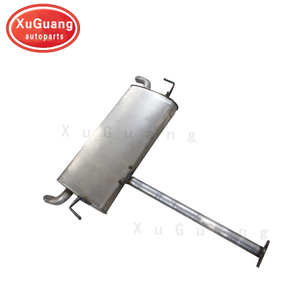 Silenciador de escape de doble tubo de acero inoxidable IX35 para Hyundai
