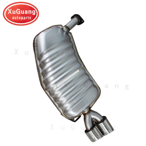 Silenciador de escape trasero Mistra de acero inoxidable para Hyundai
