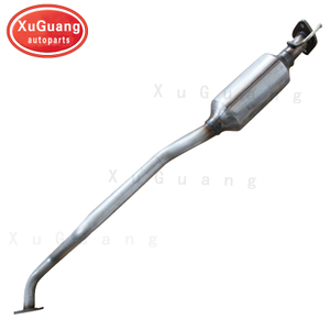 Segundo silenciador de escape Verna de acero inoxidable para Hyundai