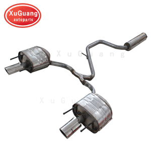 Silenciador de escape medio y trasero New Regal 2.0t de acero inoxidable para Buick