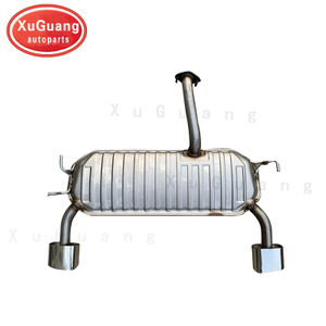 Silenciador de escape trasero Sportage 2wd de acero inoxidable para Hyundai